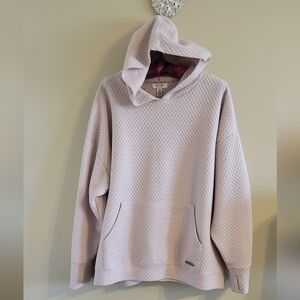 Nine West | Light Pink Hooded Sweatshirt Oversized Relaxed Comfy